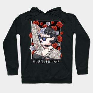 Goth Girl Alternative Halloween Witch Hoodie